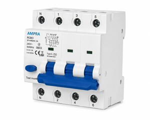 Ampra RCBO 3P+N B20 30mA